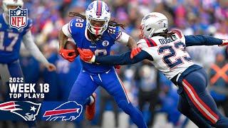 Buffalo Bills Top Plays vs. New England Patriots | 2022 Regular Season Week 18