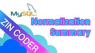 MySQL Tutorial for Beginners - Normalization Summary | ZinCoder