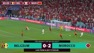 Belgium vs Morocco 0-2 Highlights & All Goals - FIFA World Cup 2022