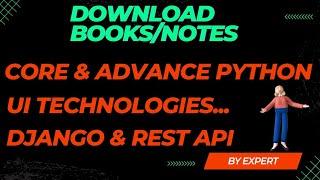 "Download Web Development Notes: Learn Python, HTML, CSS, JavaScript, Bootstrap, Django & Rest API"