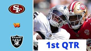 San Francisco 49ers vs. Las Vegas Raiders Full Highlights 1st QTR | NFL Week 17, 2022