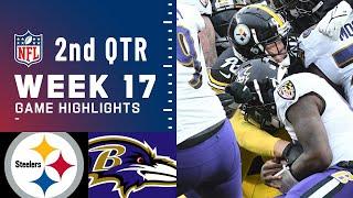 Pittsburgh Steelers vs. Baltimore Ravens Full Highlights 2nd QTR | NFL Week 17, 2022