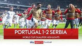 Mitrovic STUNS Portugal with late winner  | Portugal 1-2 Serbia | World Cup Qualifier Highlights