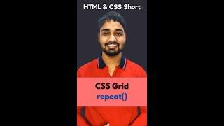 Grid Repeat In CSS