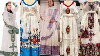 Ethiopian Traditional Clothes Habesha Kemis New Design habesha kemis new style new fashion