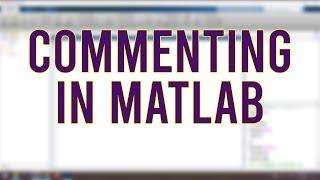 Put Comments in Your Code | MATLAB Tutorial for Beginners #shorts