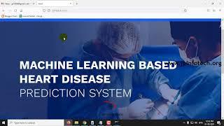 Machine Learning Based Heart Disease Prediction System | Python Final Year IEEE Project 2021 - 2022