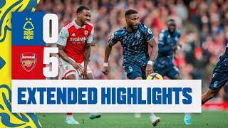 EXTENDED HIGHLIGHTS | ARSENAL 5-0 NOTTINGHAM FOREST | PREMIER LEAGUE