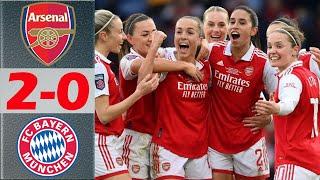 Arsenal vs Bayern Munich Highlights | UEFA Women's Champions League 22/23 QF 2nd Leg