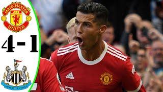 Manchester United vs Newcastle 4 1 Extended Highlights  Goals 2021