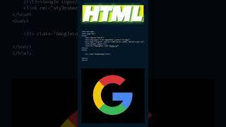 Google Logo with HTML and CSS | #shorts  #myfrontend #webdeveloper