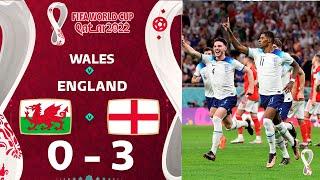 Marcus Rashford double Goal Wales vs England 0-3  Extended Highlights | FIFA World Cup 2022