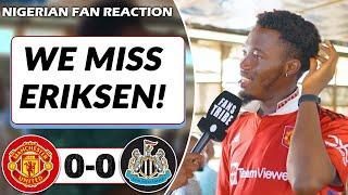 MAN UTD 0-0 NEWCASTLE  ( Kurotams - NIGERIAN FAN REACTION) - PREMIER LEAGUE HIGHLIGHTS 2022-23