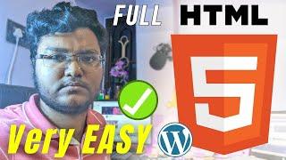 HTML Tutorial for Beginners and WordPress Developers | Very Easy HTML Tutorial with LIVE Example