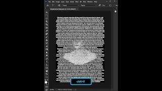 Text Portrait Effect in Photoshop #photoshop #editing #edit