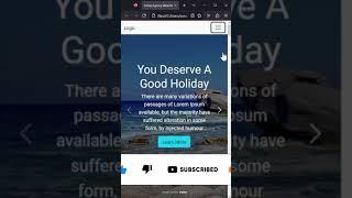 Responsive Website in HTML, CSS and Bootstrap 5 #website #webdevelopment #coding #shorts