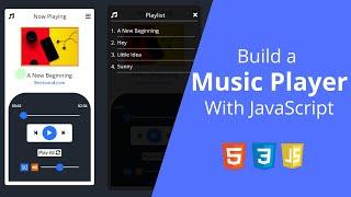 JavaScript Music Player Tutorial - #1 of 12 (Markup)