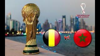 ???? Belgium vs Morocco | ⚽ FIFA World Cup 2022 | eFootball PES Realistic Simulation