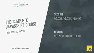 003 Setting Up Our Code Editor | Javascript Tutorial For Beginners