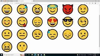 How to create emoji using html