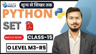 Python O level Full course in Hindi | Python for beginners in Hindi | m3r5 python Class-15 Set