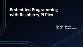 Embedded Programming with Raspberry Pi Pico