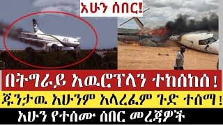 Ethiopia - በትግራይ አዉሮፕላን ተከሰከሰ! | አሁን የተሰሙ 6 ሰበር መረጃዎች | Abel birhanu | Zehabesha | Ethiopia