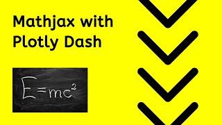 Use Mathjax in your Python Web App - Plotly Dash