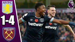 West Ham vs Aston Villa 4-1 | Premier League Highlights | Epl Highlights Today | Fifa 19 Gameplay