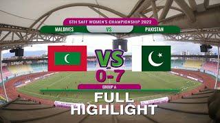 Maldives VS Pakistan 0-7 | SAFF WOMEN CHAMPIONSHIP | FULL HIGHLIGHTS | AP1HD