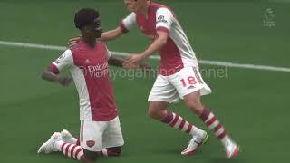 FIFA 22 PS5 4K | Arsenal vs Burnley Highlights | Premier League 2021-2022