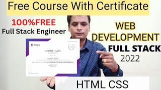 Web development Free Course With Certificate | HTML | Css JavaScript Angular  Full stack development