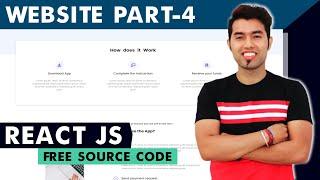 ???? React JS Website Tutorial In Hindi #4: Work With API | React Hooks |  How to Use Section | 2021