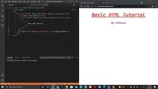 HTML -  Basic HTML Tutorial - Make A Website