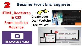 #2 HTML CSS BOOTSTRAP from Basic to Advance | Learn Bootstrap Html from basic | Html tutorials|