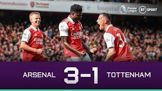 Arsenal v Tottenham (3-1) | Gunners Overpower Spurs To Maintain Top Spot | Premier League Highlights