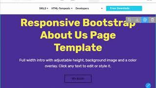 Responsive Food And Restaurant Website Using Bootstrap 5 | Bootstrap 5 Responsive Website Design