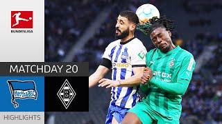 Hertha BSC - Borussia M'gladbach 4-1 | Highlights | Matchday 20 – Bundesliga 2022/23