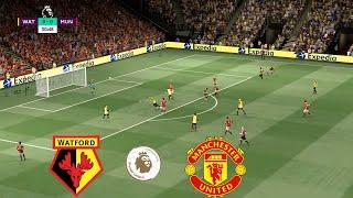 Varane , Sancho Debut Premier League 2021/22 | Watford vs Manchester United | FIFA 21