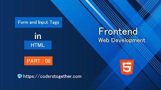 HTML Tutorial for Beginners in Bangla | Form and Input Tags in HTML | Part 08