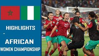 Morocco W vs Nigeria W Full Highlights | Women's Africa Cup of Nations WAFCON 2022 SF | 7.18.2022