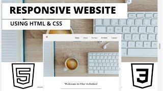 HTML & CSS Tutorial and Projects Course | Responsive Website Project  HTML & CSS Template | part-1