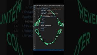 CSS Counter & Reverse Counter html #shorts