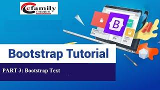 Bootstrap Part 3 | Bootstap- Text-Display heading | Bootstra-Text   textalignment | Bootstrap - Text