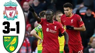 Liverpool vs Norwich 3-1| Premier League 2021-22 | Epl Highlights Today | Pes 21 Gameplay