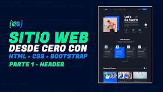 1.WEBSITE CON BOOTSTRAP DESDE CERO - HEADER NAVBAR