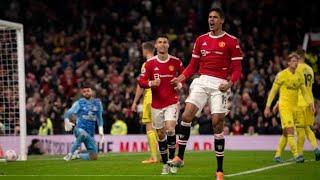 Varane 1st goal for Manchester United Vs Brentford Home. [Premier League Highlights]