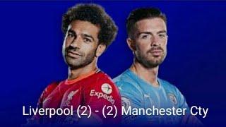 Liverpool (2) - (2) Manchester City All goals and highlights English Premier League