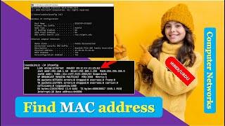 How to Find MAC address | Find MAC address | Linux| macOS | Windows HINDI URDU