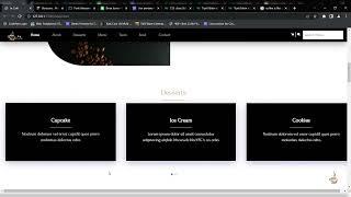 Café website - coffee shop #html #css #javascript #bootstrap #coding #programmer  #developer